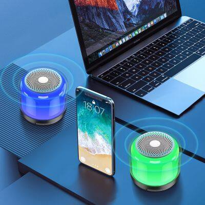 Hot Selling Mini Portable Wireless Bluetooth Speaker IPX67 Waterproof Outdoor LED light caixa de som Bluetooth speaker