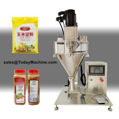 Automatic Milk Cosmetic Chemical Powder Weighing Auger Powder Filling Machine