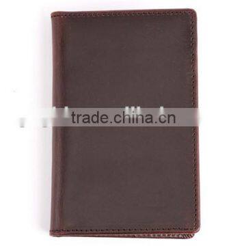 RFID Blocking Card Holder Vegetable Tanned Leather Card Holder With Notes Men Leather Credit Card Holder photo-3
