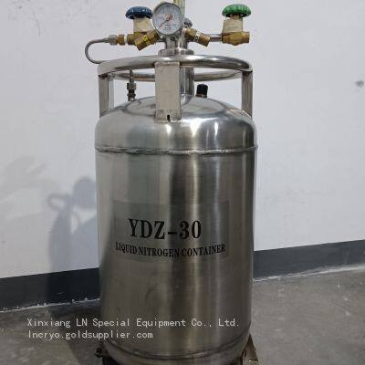 Self-Pressurizing Nitrogen Tank for Livestock Safety and Storage