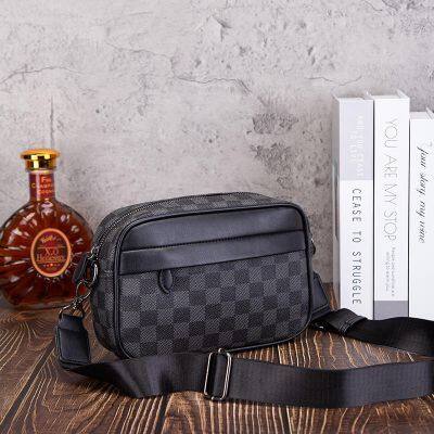 Wholesale Professional Men Cosmetic Makeup Bag Luxury Designer PU Leather Modern Trendy Cases Travel Toiletry Cosmetic Bags Original Branded Bags photo-2