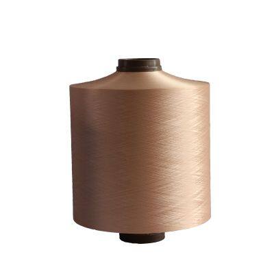 Высококачественный волокнистый ниток DTY150D/192F SD BR LIM оттеночный окрашенный полиэфирный нить для мопы