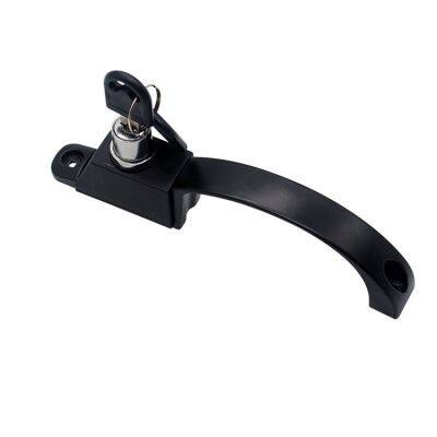popular design sliding window push handle aluminium handle with key