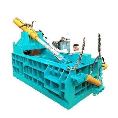 Panqi Model 125 22kw High Productivity Scrap Metal Briquetting Press With Pump for Stainless Steel & Aluminum