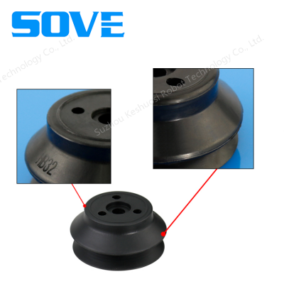 ZP2-32~125HBS Series Rubber Vacuum Cup SMC Brand Perfect Alternative Product Heavy Duty Bellows High Load Industrial Suction Large Workpieces photo-3