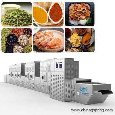 Industrial microwave dryer machine for food processing machinery belt drying machine Industrial microwave oven Sterilization equipment