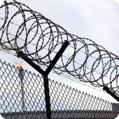 Galvanized Razor Wire with 2.5mm Core Diameter for Perimeter Security