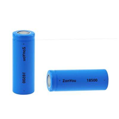 ZonYou Brand New 18500 Cylindrical NCM Cell 1000mAh Li-ion Batteries With 500 Cycles Life Span for Solar Energy Storage Systems photo-2