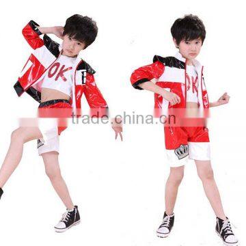 children cheerleading costumes boys and girls Costume hip-hop jazz kids modern dance costume