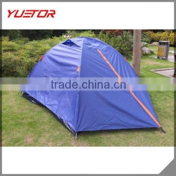 hot selling double layers waterproof dome camping tent for 3 person