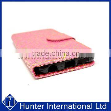 Flower Pattern Wallet Case For Samsung S6 Edge photo-2