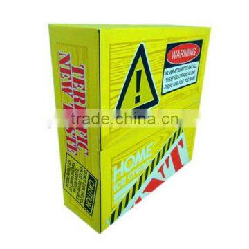 Bright Yellow Corrugated Paper Packing Box (XG-CB-116)