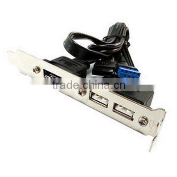 DB25 25Pin Parallel Port Printer LPT + RS-232 RS232 COM DB9 9Pin Serial Port Cable Cord Wire Bracket