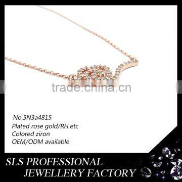 Liwan plaza jewelry for women fashion gold plated sterling silver necklace