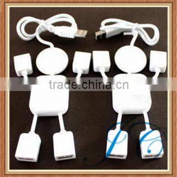 Wholesale usb hub & 4 port man hub human hub for promotion