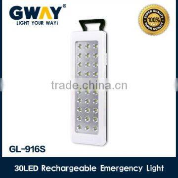 NEW ABS plastic 30pcs of 2835SMD LED rechargeable wall mounted lamp,handle CE led emergency lights