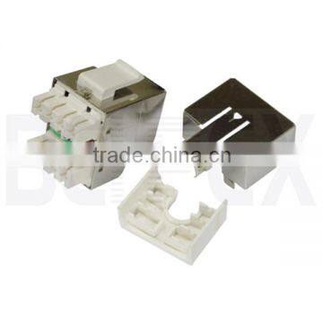 Cat6 Sheilded Toolless RJ45 Keystone Jack Cat6 RJ45 Female Jack