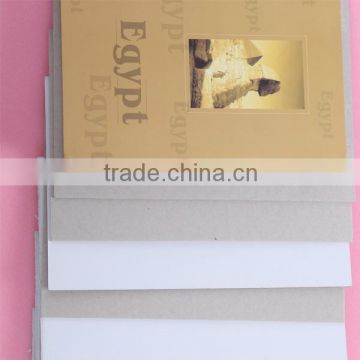 Lminated paperboard duplex paper grey back