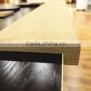 white oak stair tread with nose