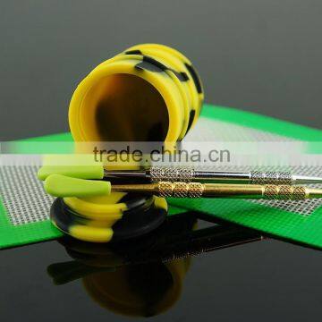 Glass Jar With Glass Lid Silicone Lid Container Rubber Food Grade Non Stick Jar photo-3