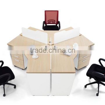 Tall wooden furniture new modern office workstation ( SZ-WS154)