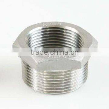 CE approved 150/300 PSI high quality stainless steel screwed bushing