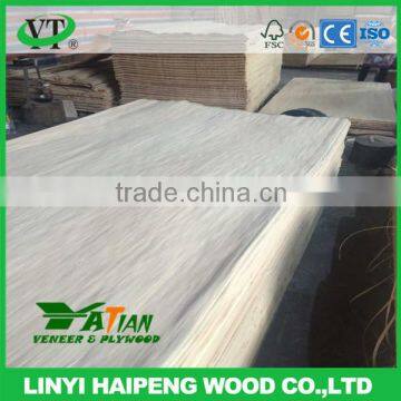 cheap price recon white face veneer from Linyi factory