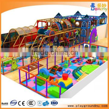 Space theme commercial children indoor playground naughty fort indoor soft play area