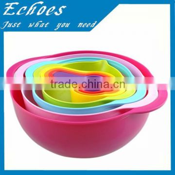 Custom color melamine cups and saucers 8pcs