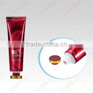 25ml-70ml face lotion round plastic tube with small screw cap