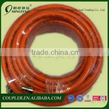 High pressure flexible spring pvc hose