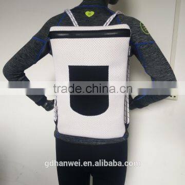 simple fashion Perforated neoprene laptop backpack