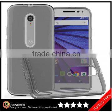 Keno for Motorola Moto G 3rd Gen TPU Case, for Motorola Moto G3 3rd Gen Ultra Thin Transparent Clear TPU Gel Silicone Case Cover