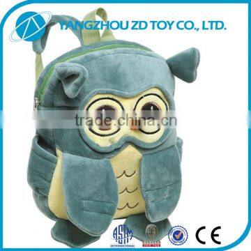 2016 new cute backback with owl for kids