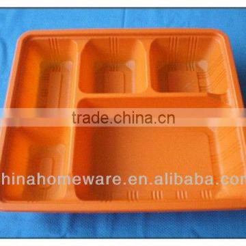 Disposable take away packaging plastic box