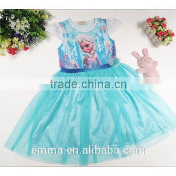 New style frozen anna dress for girls elsa and anna costume BC2126