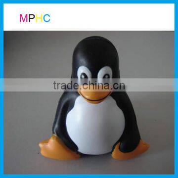 PU foam Stress Reliever Squeeze Toy sitting Penguine