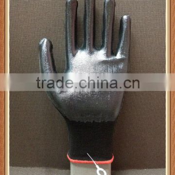 13G Nitrile Coated Nylon Working Gloves nitrile