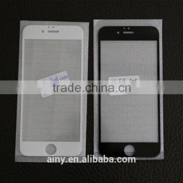 Factory Offer Free Sample Silk Printed Otao Full Cover Tempered Glass for Iphone 6 s Mobile Phones photo-2