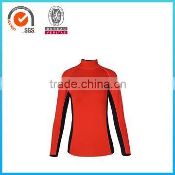 Bright Color Long Sleeve Customized Neoprene Tops