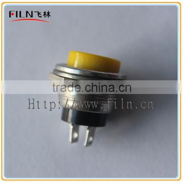 YL6-27 2pin Plastic push on low voltage magnetic switch push button