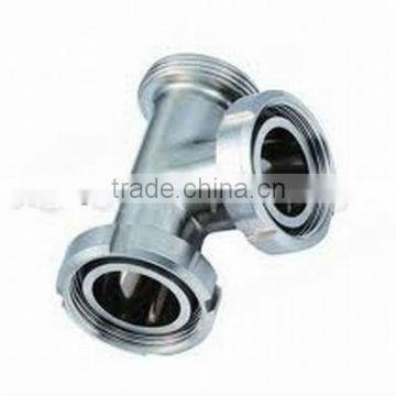 ANSI/ASME/ GB12459 Butt-Weld Stainless Steel Sanitary Equal Tee /Straight/ Coupling