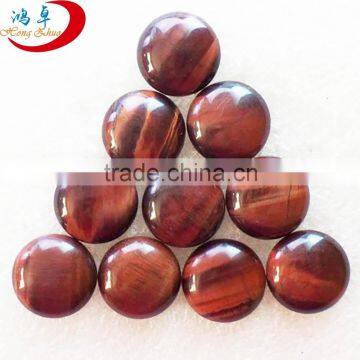 Wholesale Round Resin Cabochons Flatback Red Tiger eye Stone