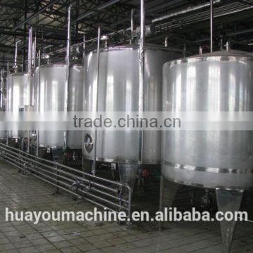 Cooling and Heating Tank for Beverage Processing