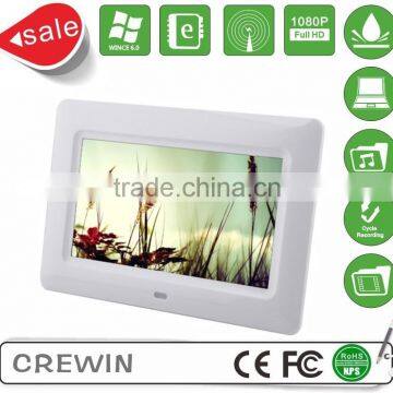 customized 7" 8" 9"1 0" HD lcd screen multi-function 7 inch digital photo frame