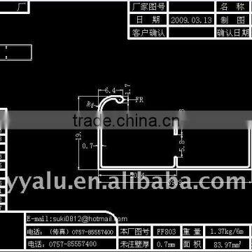 kitchen aluminium door frame