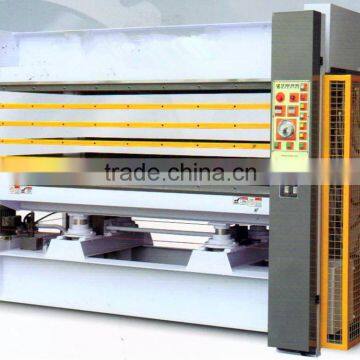 hydraulic hot press with five levels