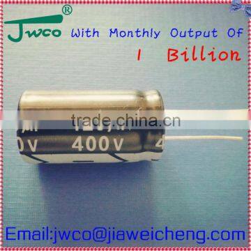 120uf 400v aluminum electrolytic capacitor