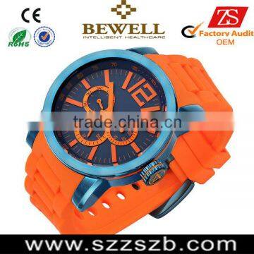 classy silicone & stailess steel watch for men and women