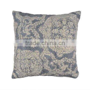 Natural Fibres Dabu Printed Cushion Cover